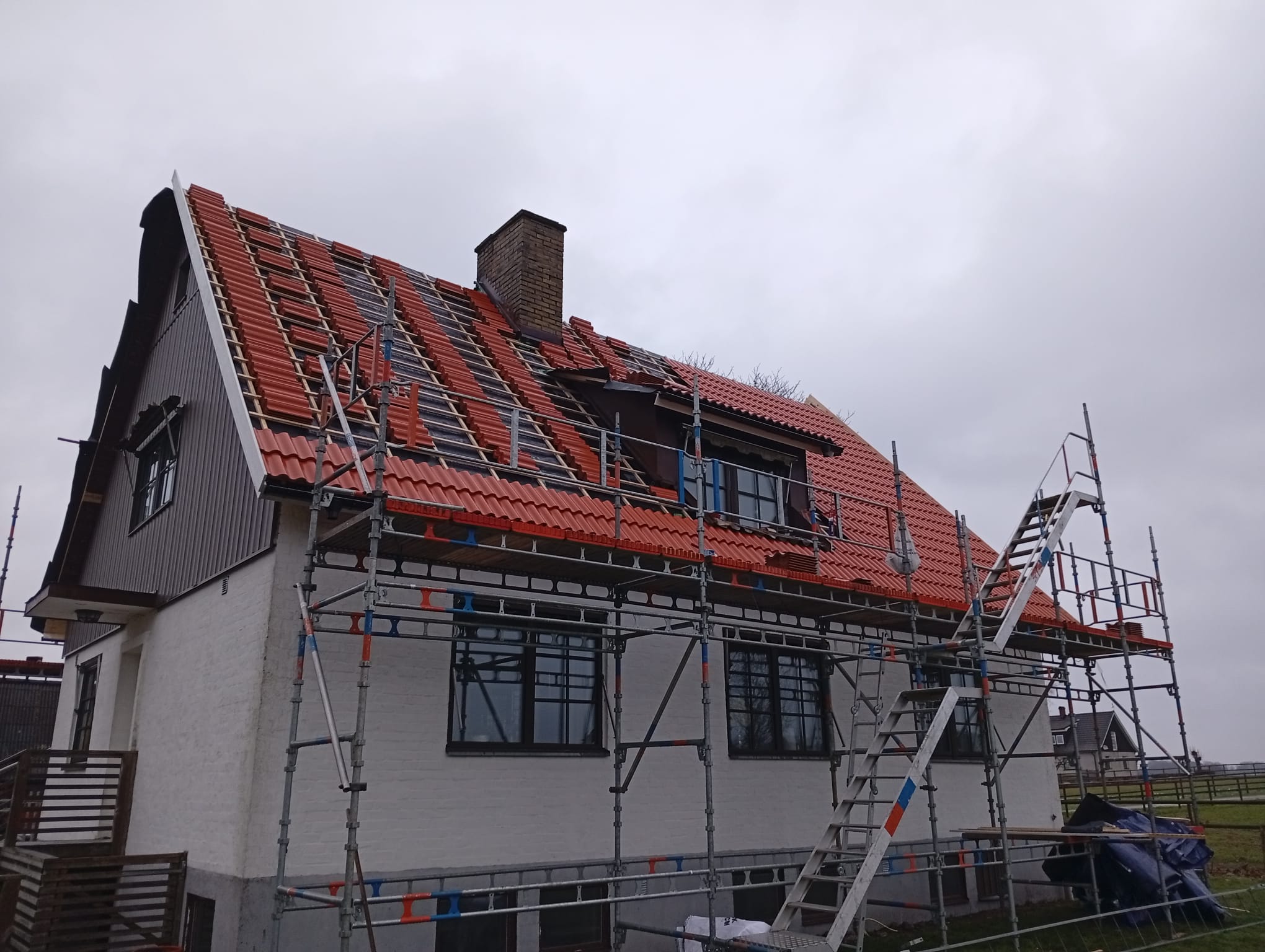 Byggställning — uthyrning och montering av fasadställning